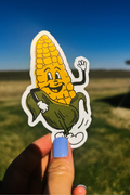 Ahhh Shucks Dancing Corn Decal | Kelso & Company