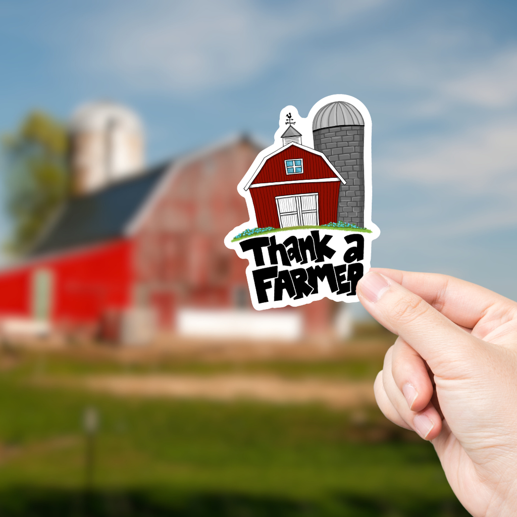 Thank a Farmer Sticker | Kevin & Kaia