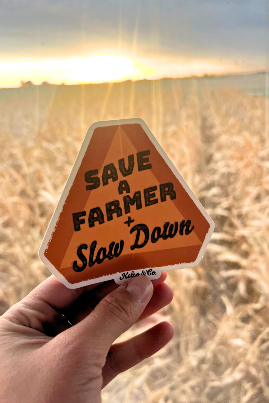 Save a Farmer + Slow Down Decal | Kelso & Company