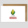 Hi from Nebraska Greeting Card | Kevin & Kaia