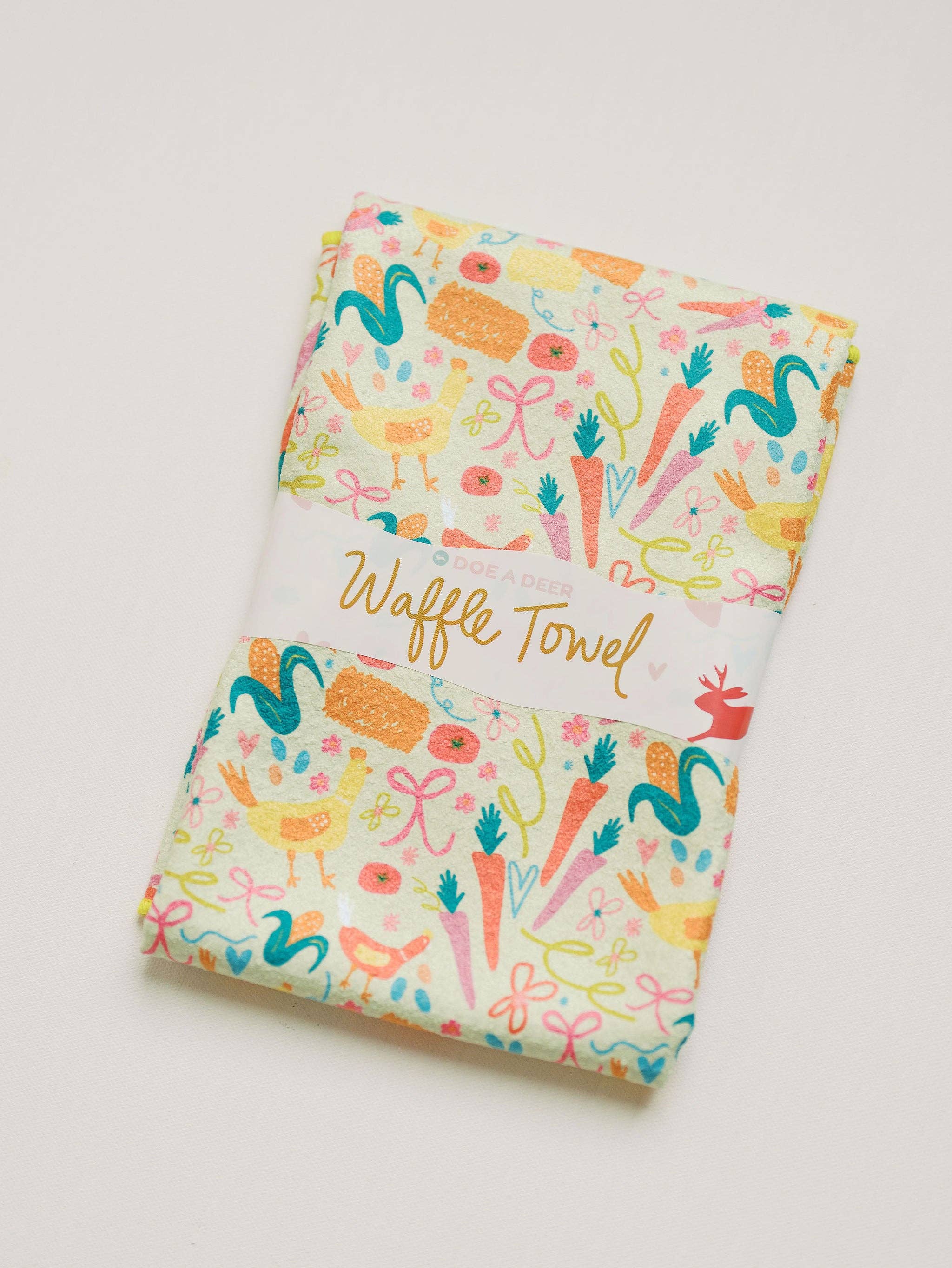 Farm Fresh Waffle Towel | Doe A Deer