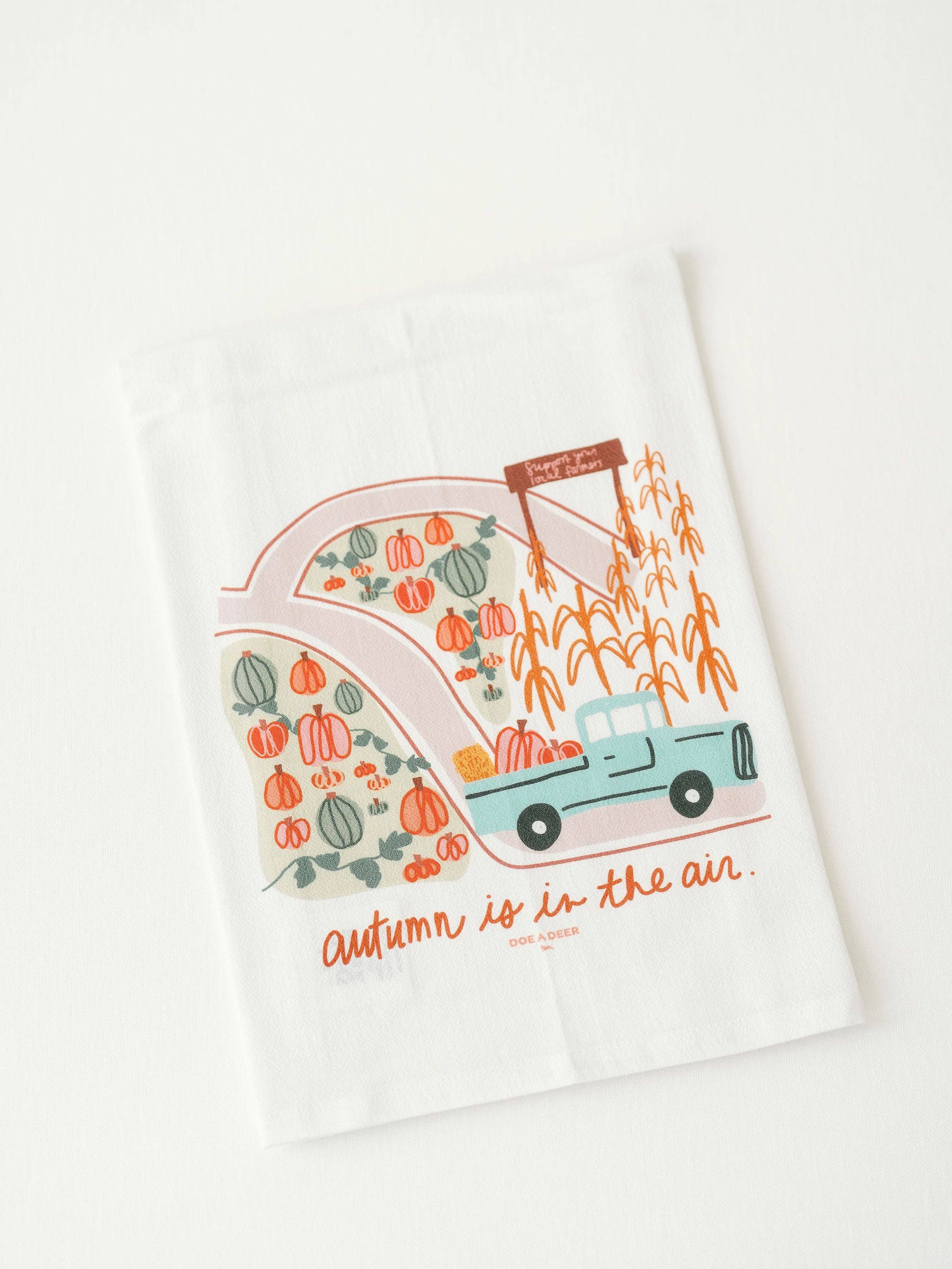 Autumn is in the Air Towel | Doe A Deer