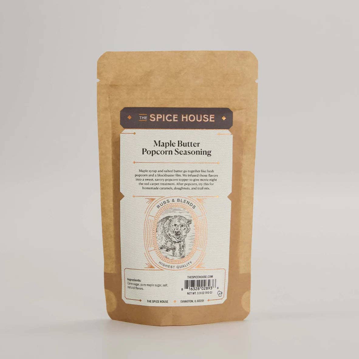 Maple Butter Popcorn Seasoning | 2.5 oz jar