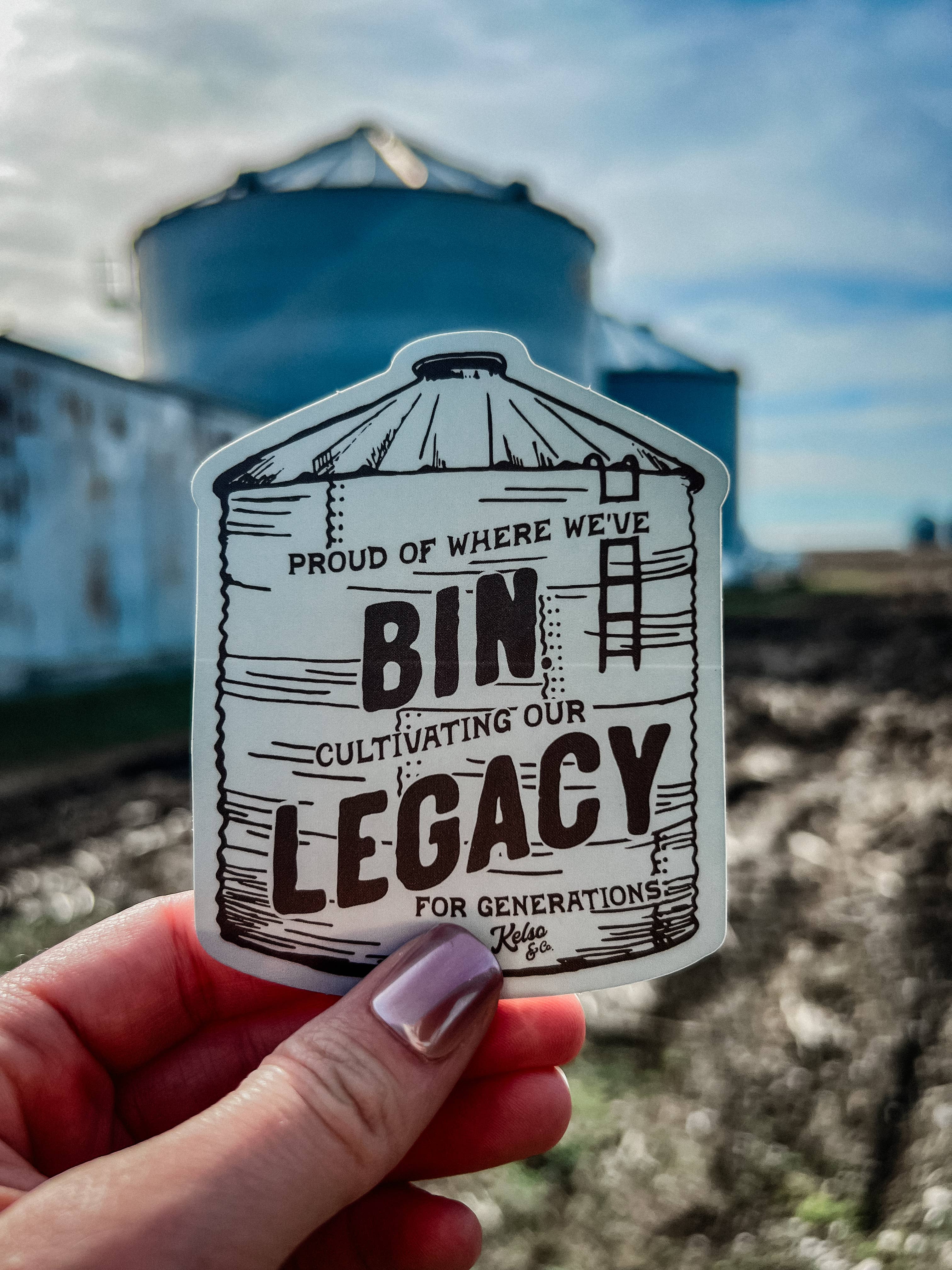 Grain Bin Decal | Kelso & Company