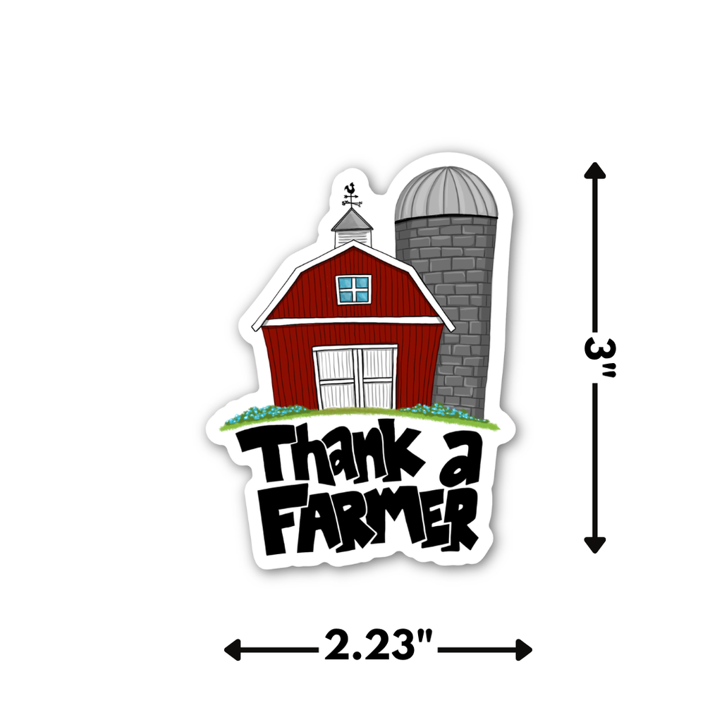 Thank a Farmer Sticker | Kevin & Kaia