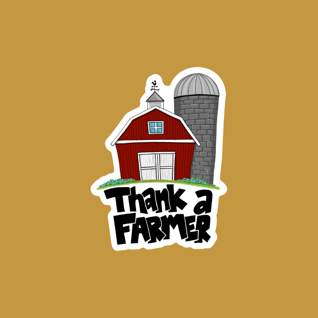Thank a Farmer Sticker | Kevin & Kaia