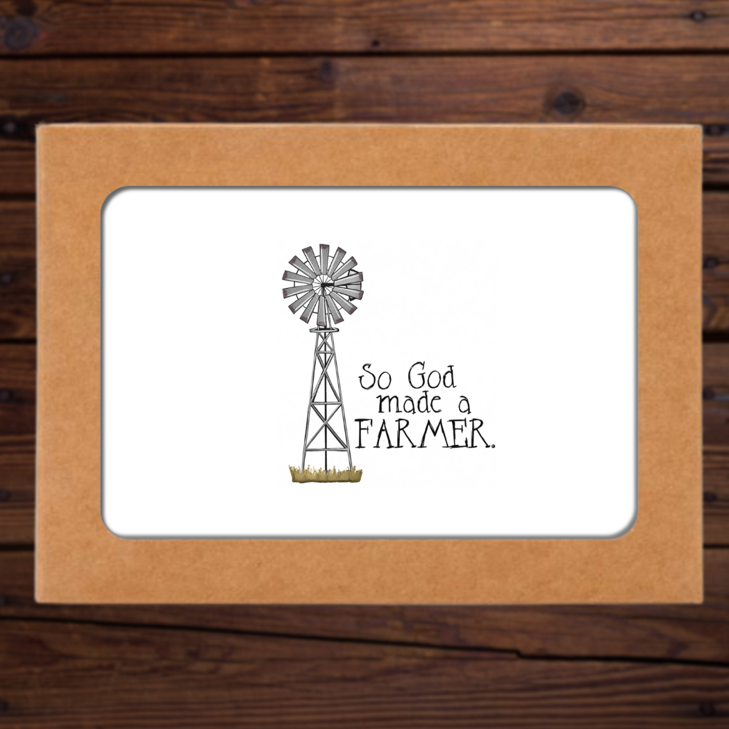 So God Made a Farmer Greeting Card | Kevin & Kaia
