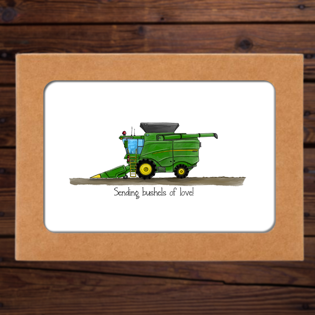 Sending Bushels of Love Greeting Card | Kevin & Kaia