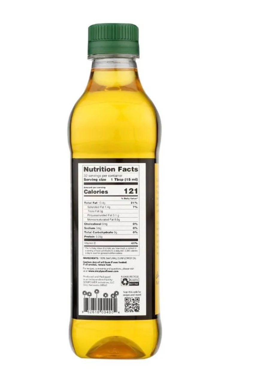 Simply Sunflower Oil | 16 oz