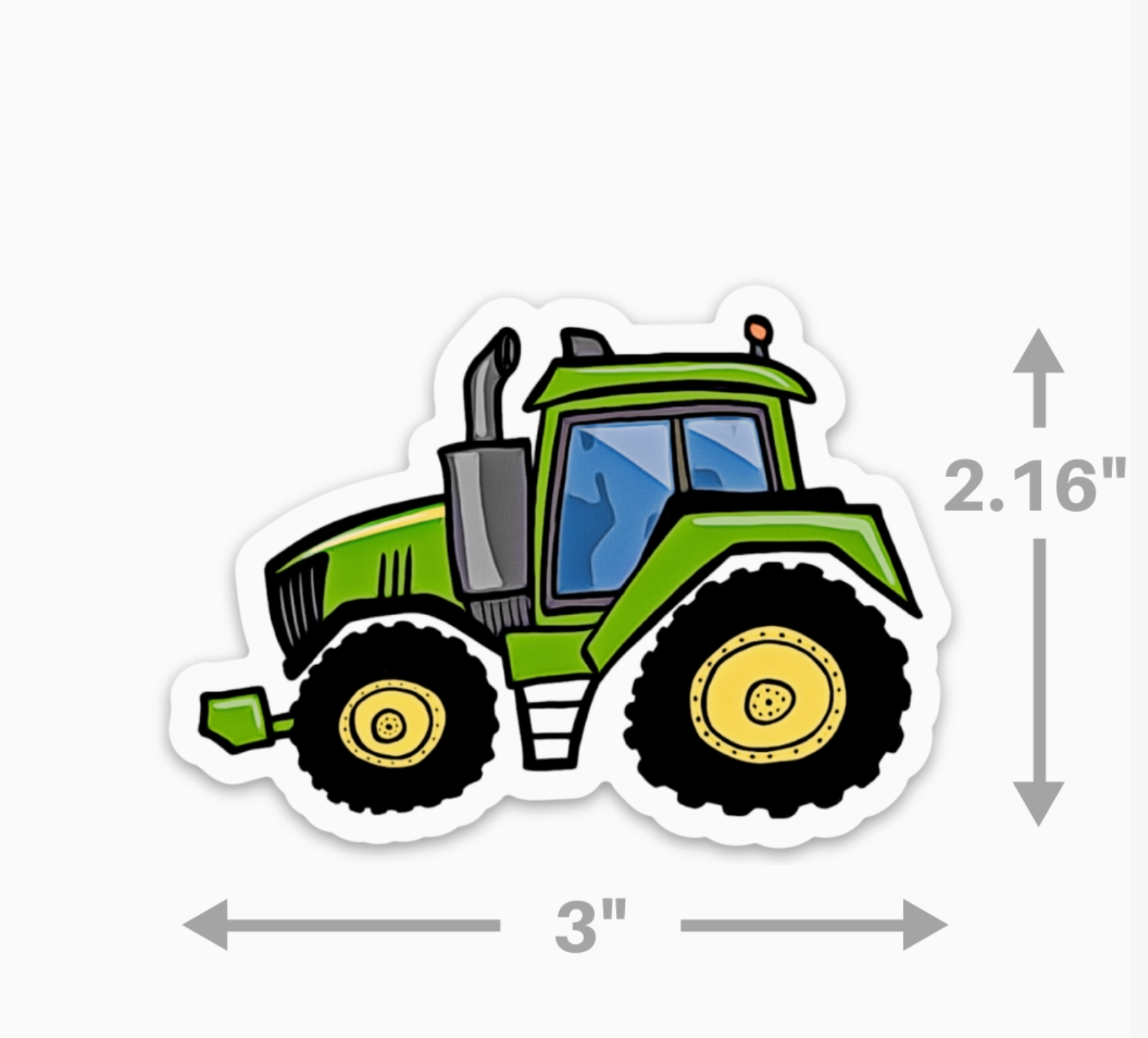 Tractor Sticker | Kevin & Kaia
