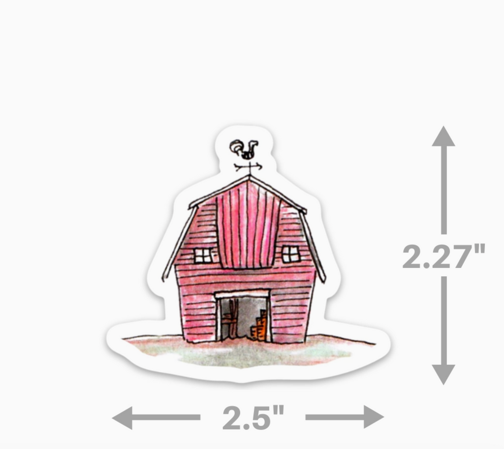 Barn Sticker | Kevin & Kaia