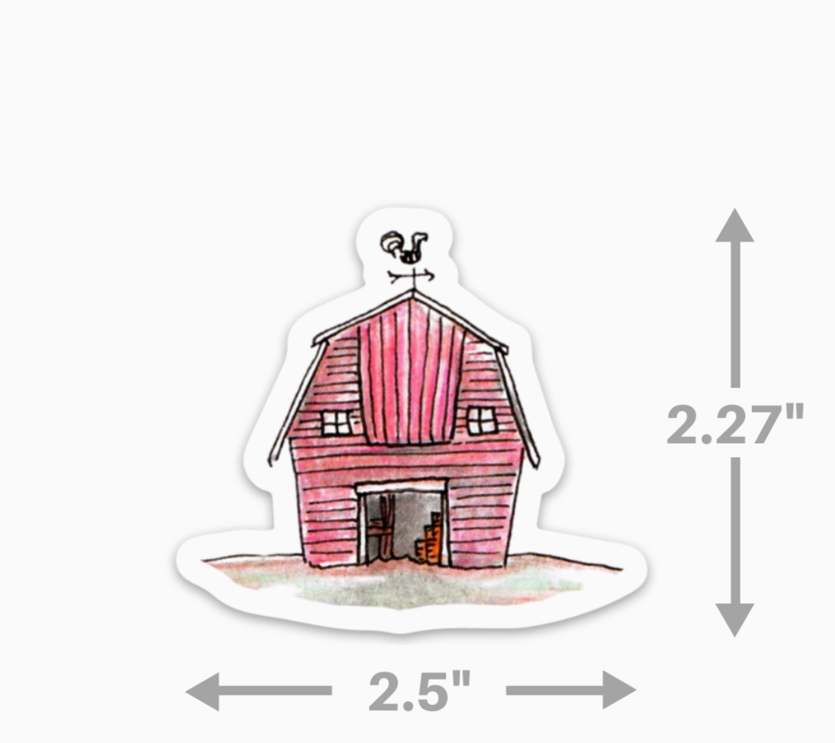Barn Sticker | Kevin & Kaia