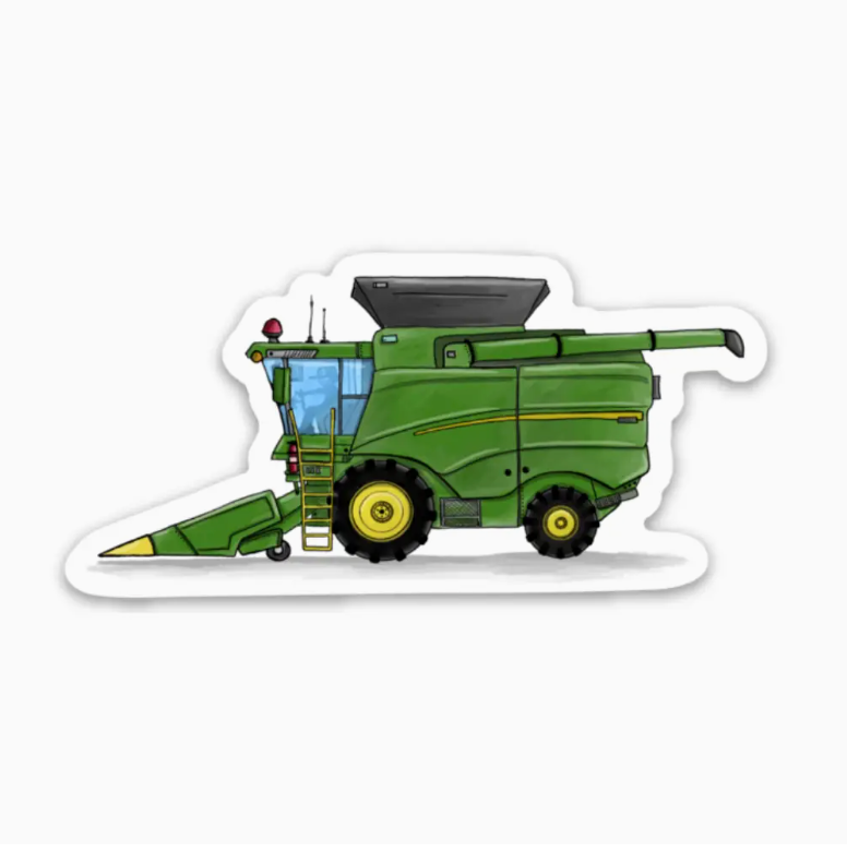 Combine Harvester Sticker | Kevin & Kaia