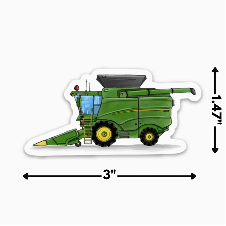 Combine Harvester Sticker | Kevin & Kaia