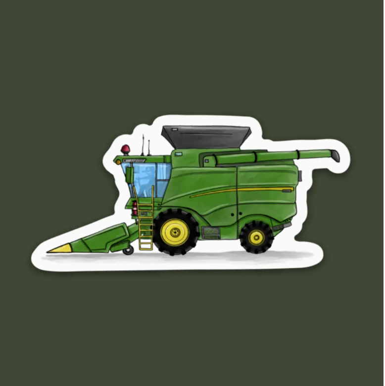 Combine Harvester Sticker | Kevin & Kaia