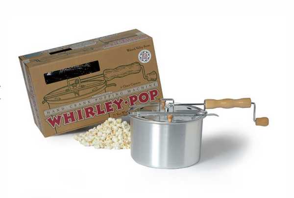 Original Whirley Pop® Stovetop Popper | 6 Qt | Metal Gears – Free