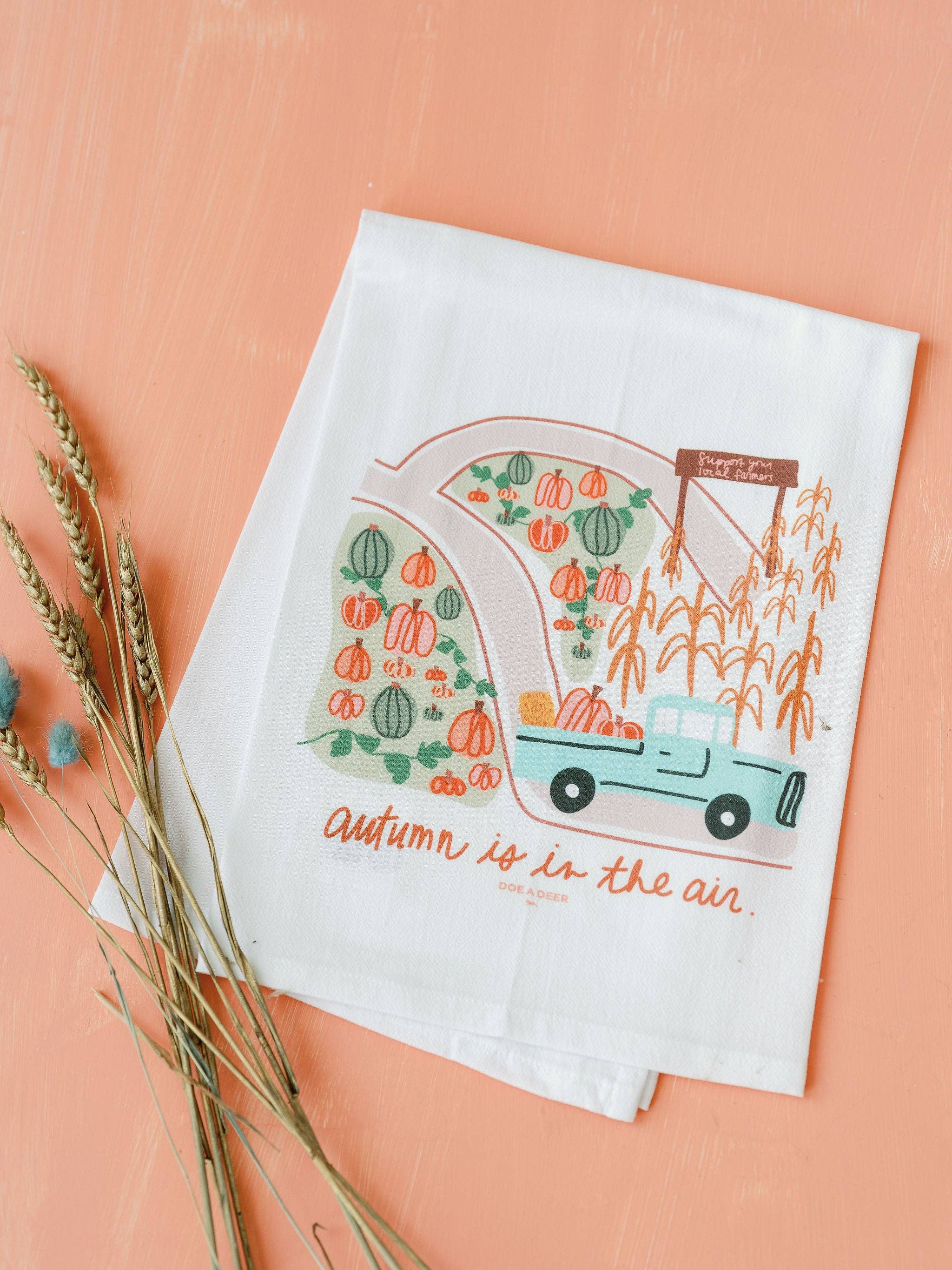 Autumn is in the Air Towel | Doe A Deer