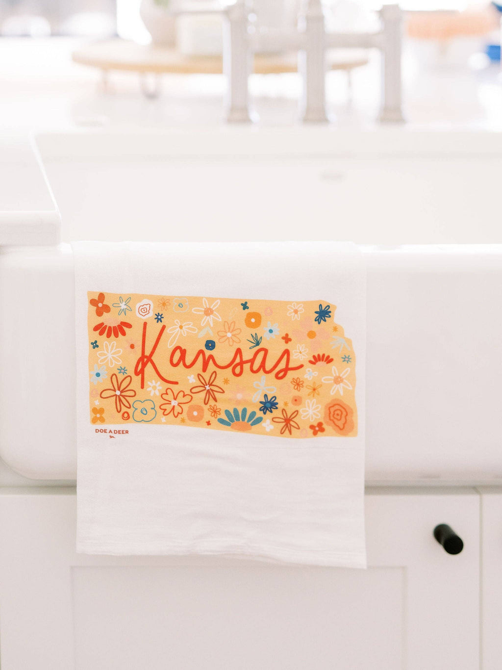 Kansas Floral Flour Sack Towel | Doe A Deer
