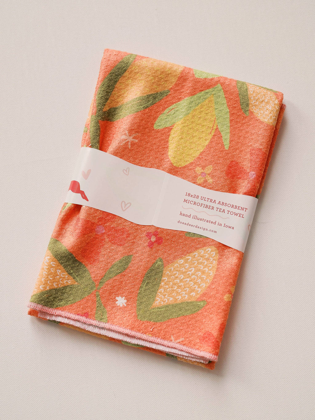 Corn & Flowers Waffle Towel | Doe A Deer