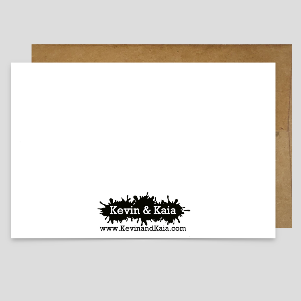 Hi from Nebraska Greeting Card | Kevin & Kaia