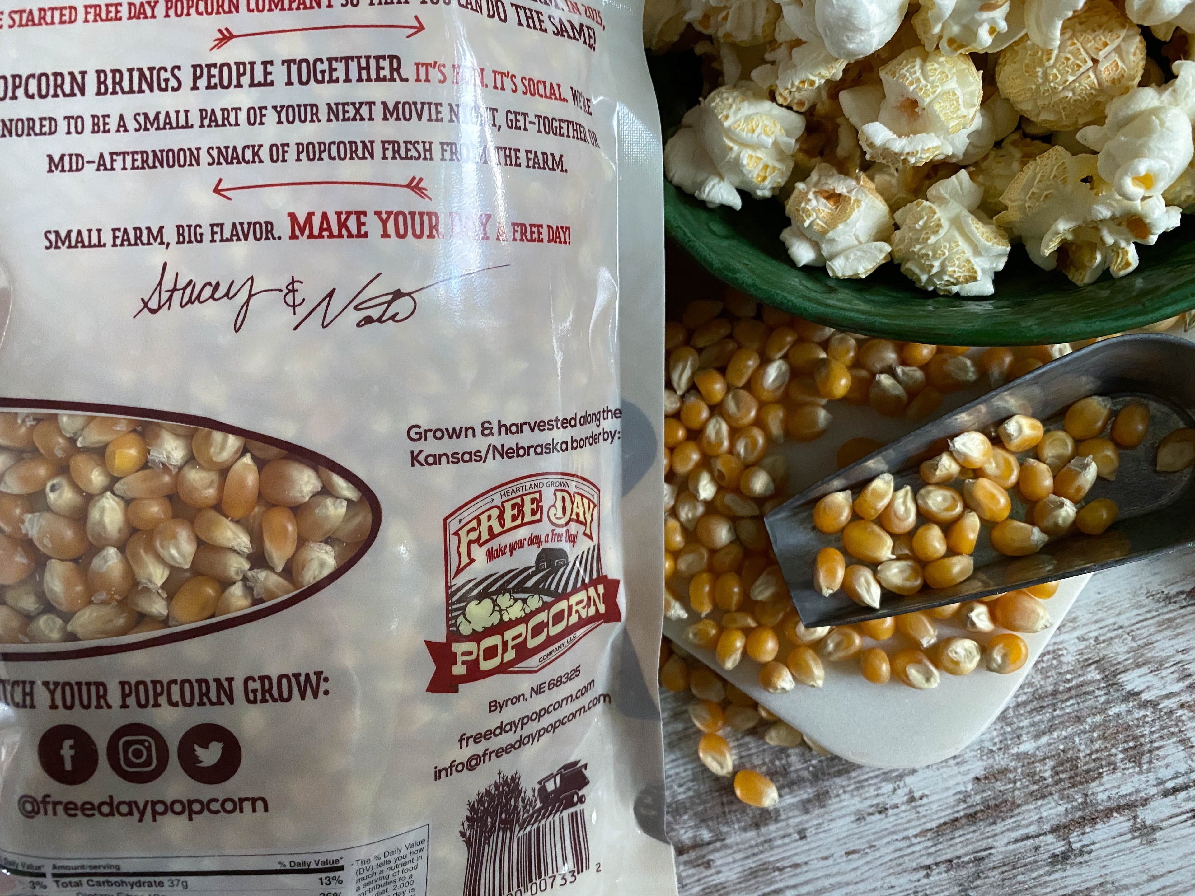 Mushroom Popcorn, 3 lb (48 oz) pouch