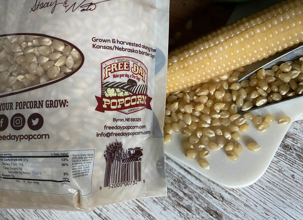 White Butterfly Popcorn, 3 lb (48 oz) pouch: Farm Fresh, Non-GMO Popcorn