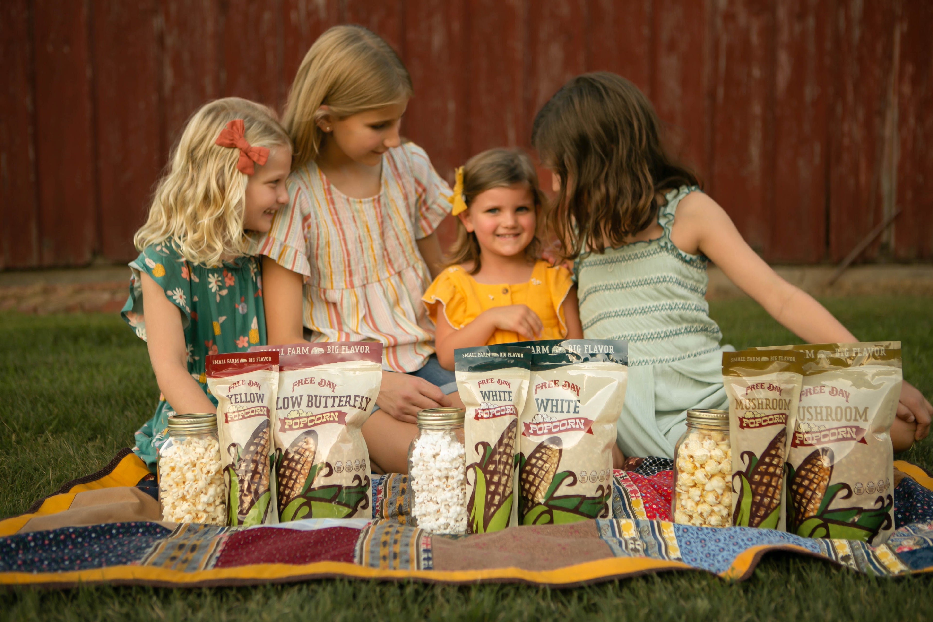 Popcorn Gift Bundle - Yellow, White & Mushroom - New & Improved!