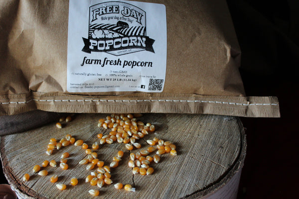 Alpha Yellow Butterfly™, 35 lb Bulk Bag: Farm Fresh Non-GMO Popcorn